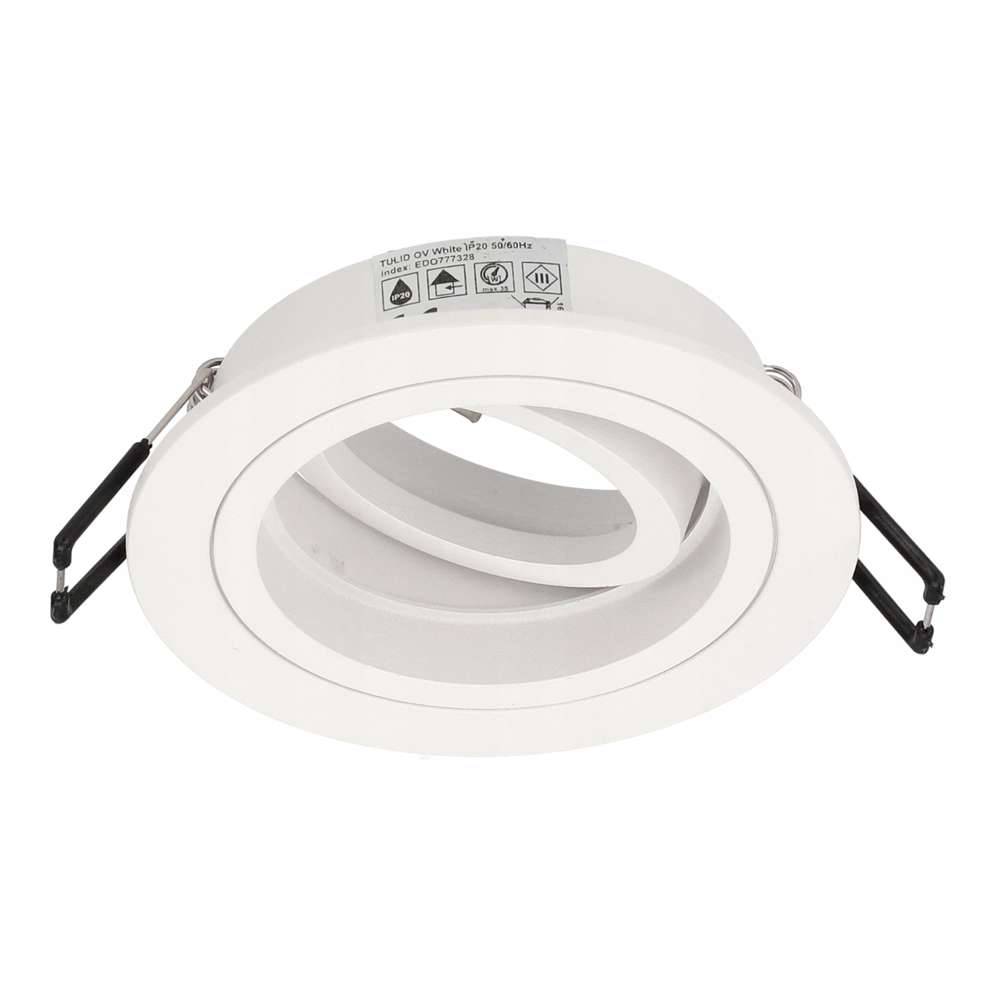 OPRAWA SUFITOWA REGULOWANA BIAŁA OKRĄGŁA +GU10 LED Średnica 9.4 cm