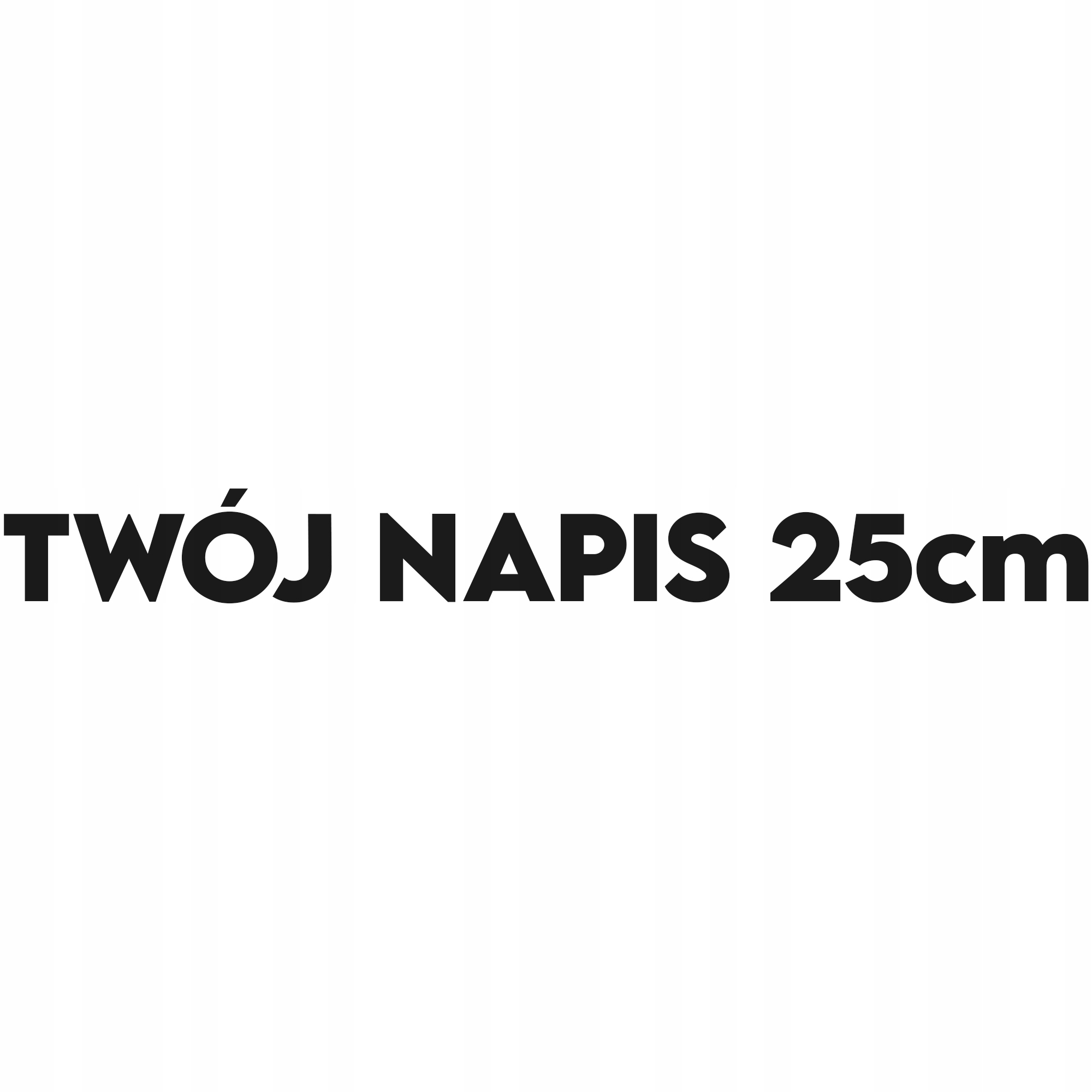 25 cm Naklejka Twój Napis samochód szybę auto wodoodporna Imię Tekst Nazwa