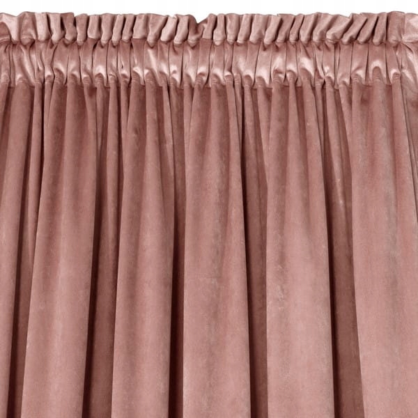 

D91 Zasłona Designerska 135X300 Velvet Rosa C.róż