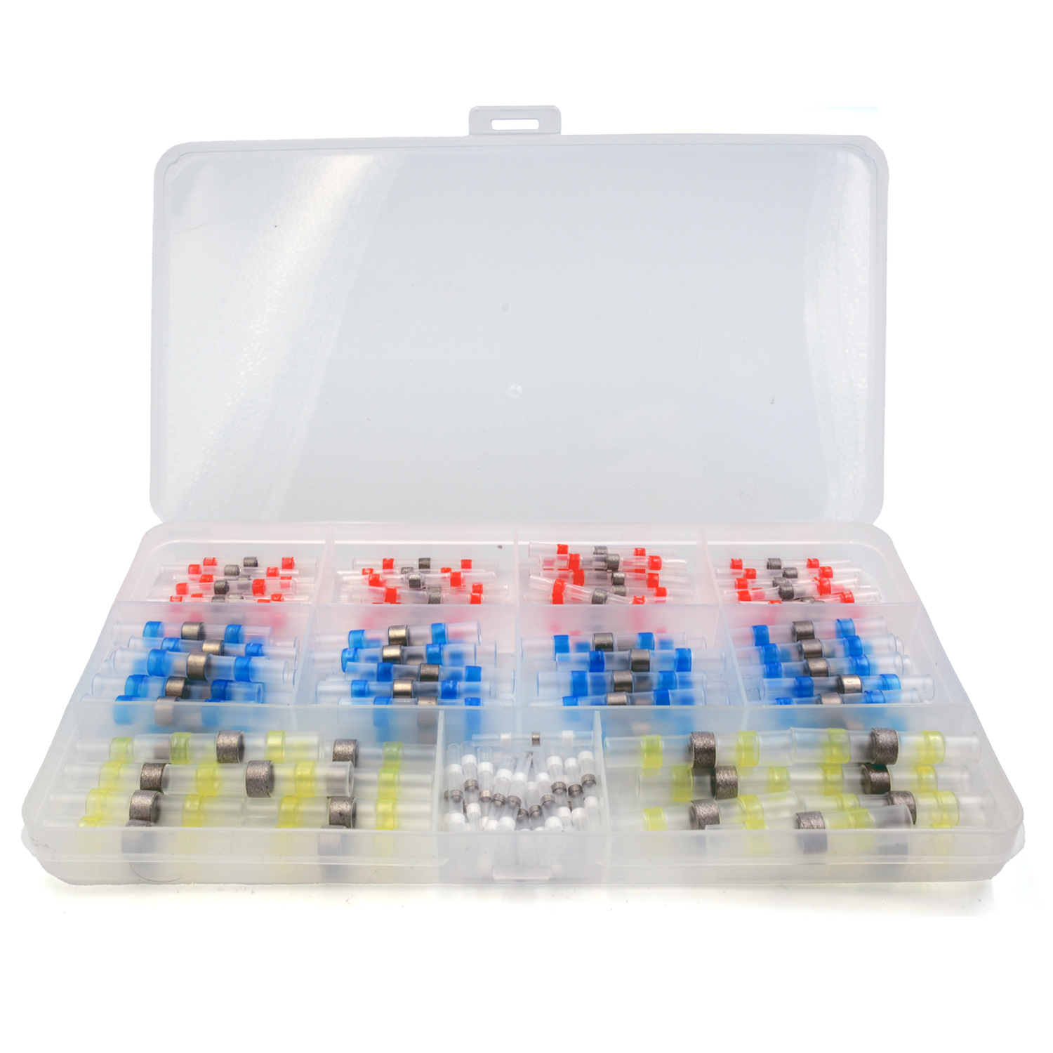 ZŁĄCZKI koszulki TERMOKURCZLIWE Z CYNĄ 120 szt Waga produktu z opakowaniem jednostkowym 0.132 kg