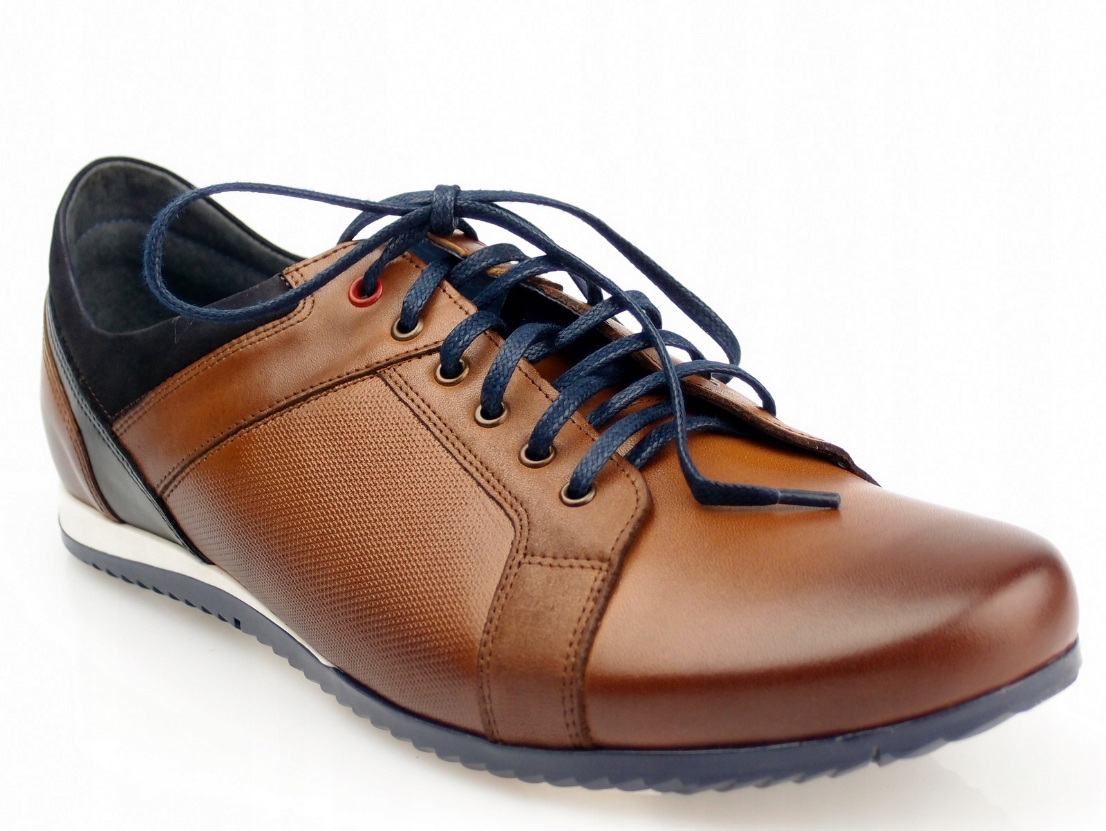 

Husar buty casual Skóra PL1690 Nikopol brąz J 42