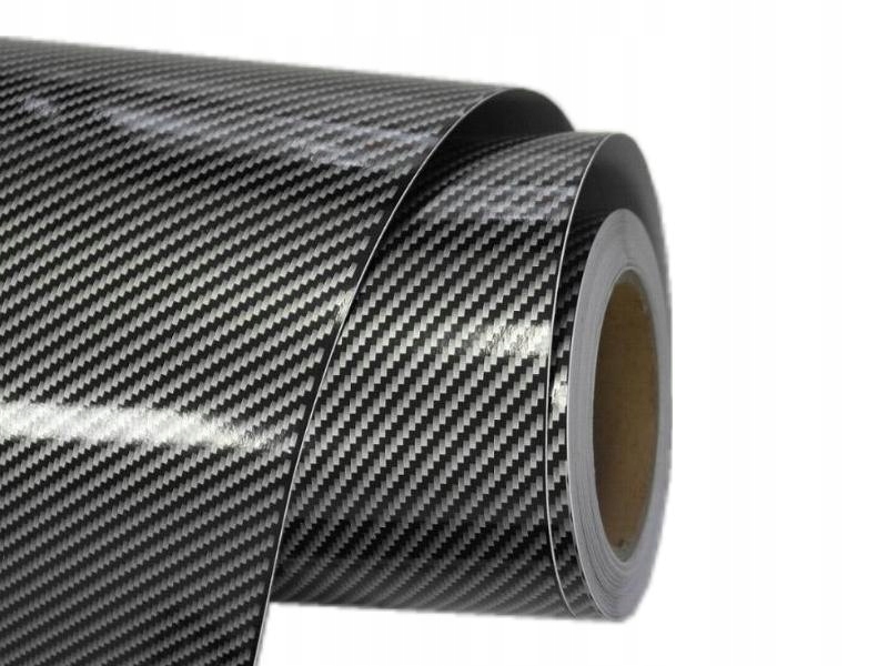

folia Carbon 2D Czarno Srebrna Połysk plastyczna