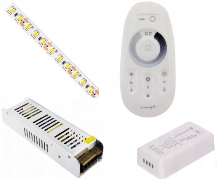 

Zestaw 11m Tasma 1320 Led Bialy Zimny 2835 Pilot