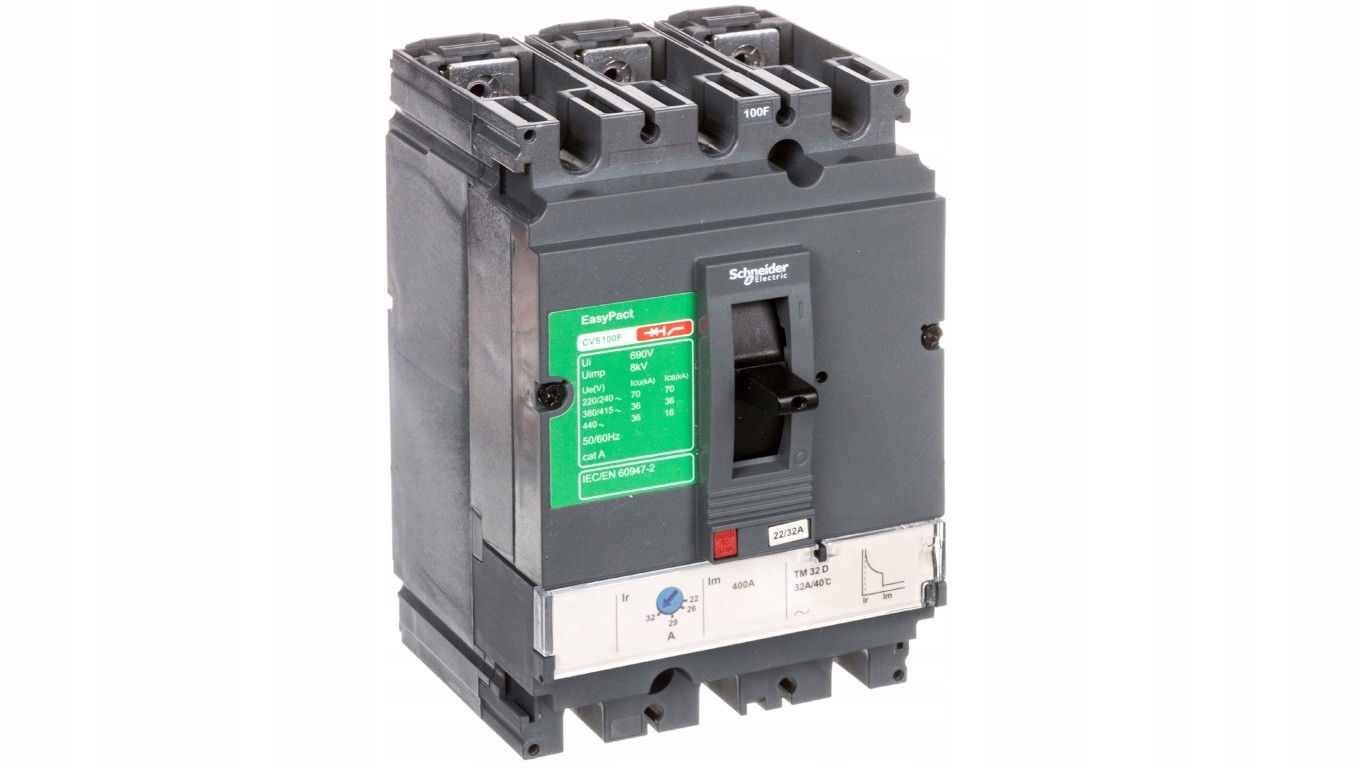 Wyłącznik Mocy 32A 3P 36kA Schneider EasyPact CVS100 LV510332 LV510332