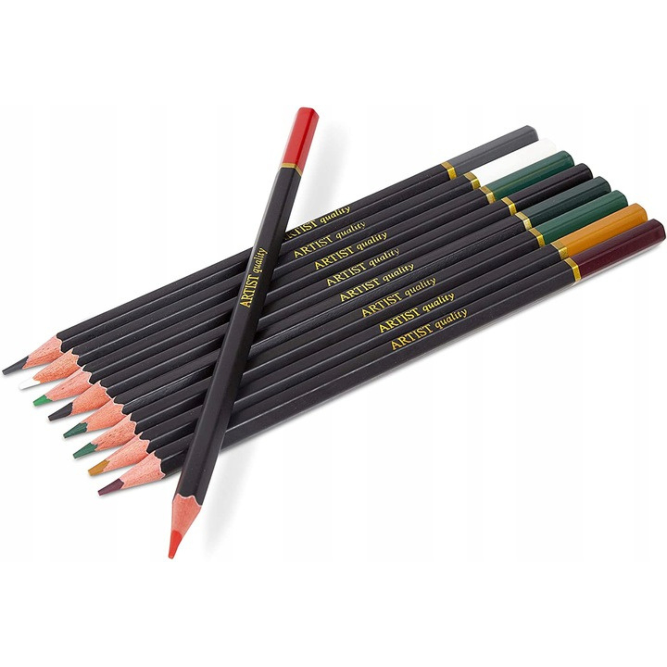 KREDKI OŁÓWKOWE PROFESJONALNE MIĘKKIE ZESTAW DO RYSOWANIA KREDEK 46 KOL EAN (GTIN) 5905832607647