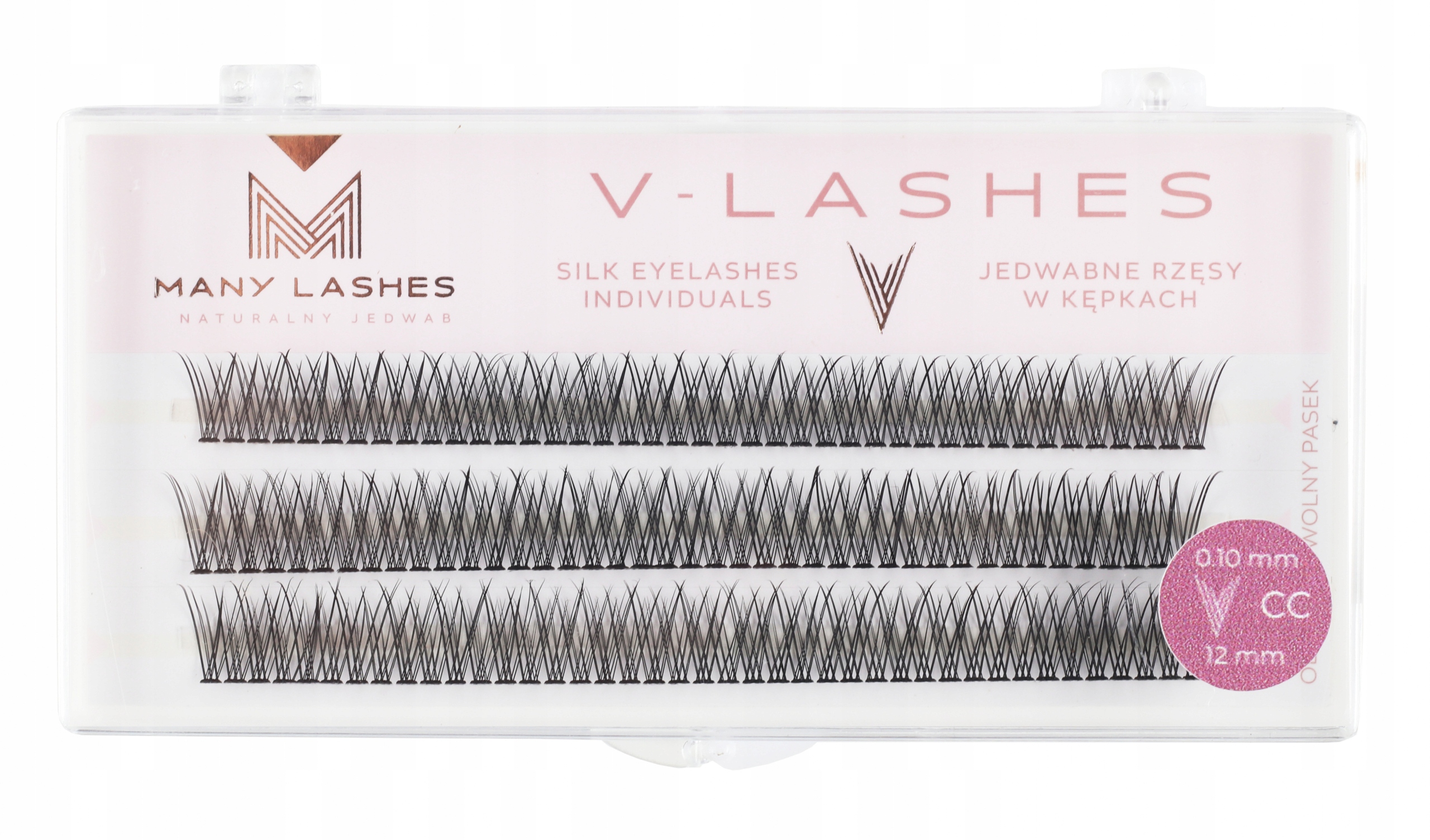 

Many Lashes V-lashes Fish Tale Strong CC-12mm