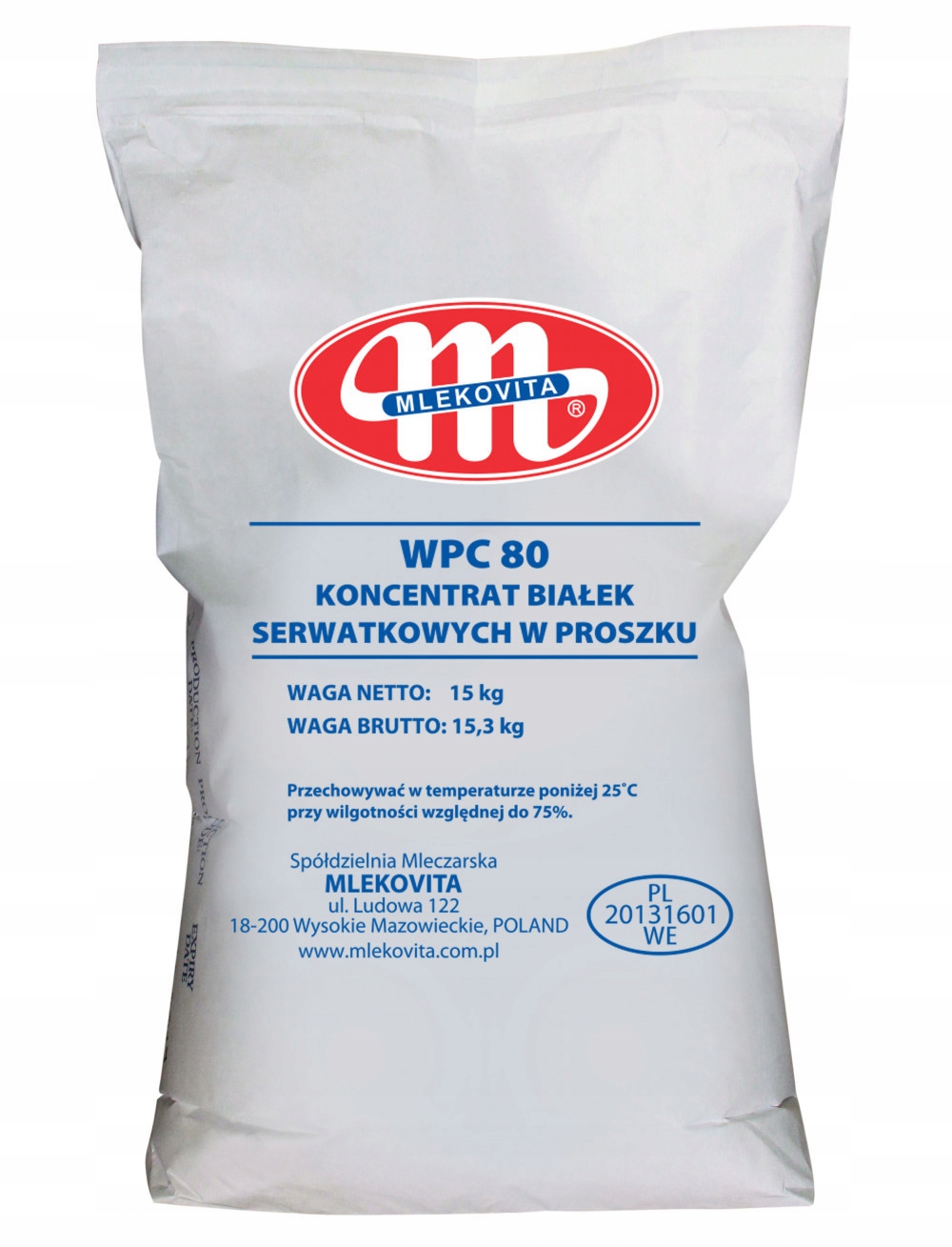 Mlekovita 100% přírodní protein Wpc 80 Instant 15 kg