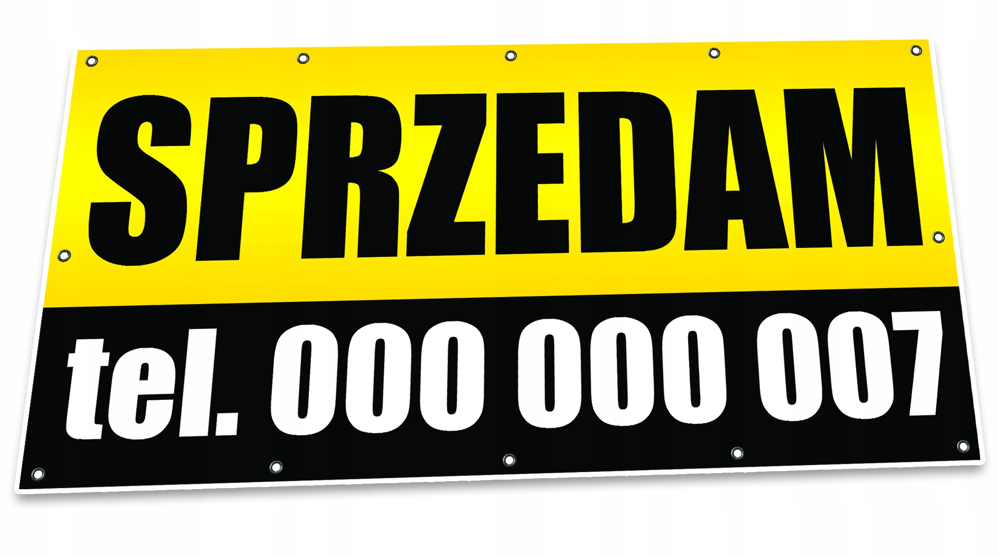 

Baner Sprzedam 200x100 cm Powlekany reklamowy