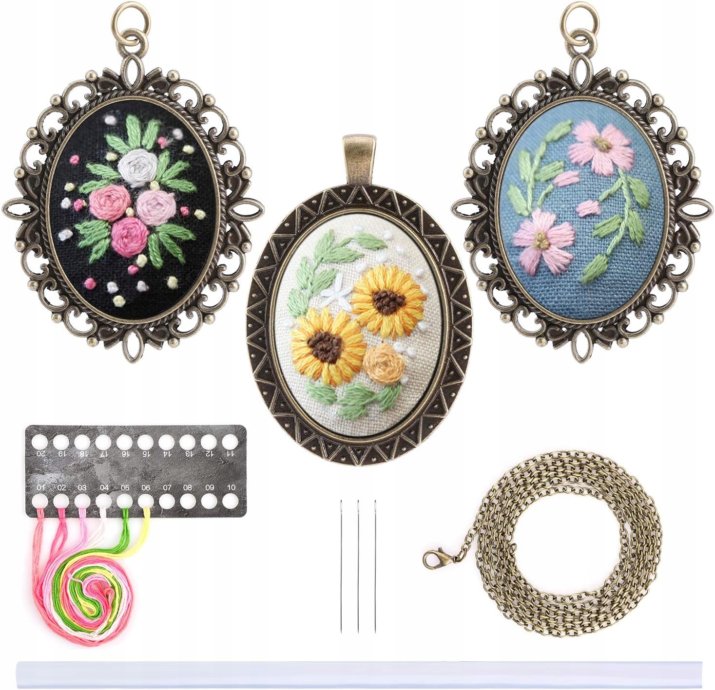 Vyšívací Sada Vyšívací Výšivky Hotové Vzory Jehly Obruče Diy