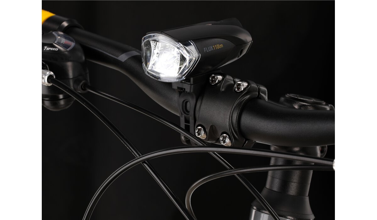 LAMPKA ROWEROWA PRZEDNIA FLUX 150 LM Model FLUX