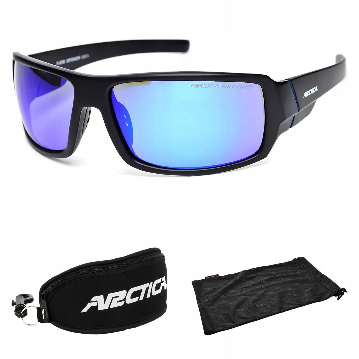 Arctica S320B Modré zrcadlové sluneční brýle