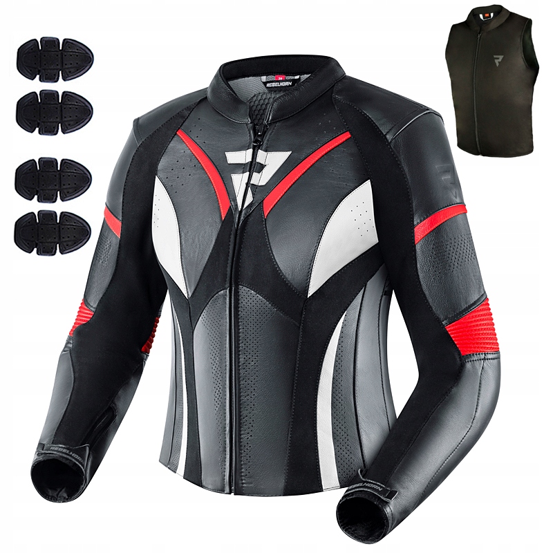 Dámska Motocyklová Bunda Z Kože Rebelhorn