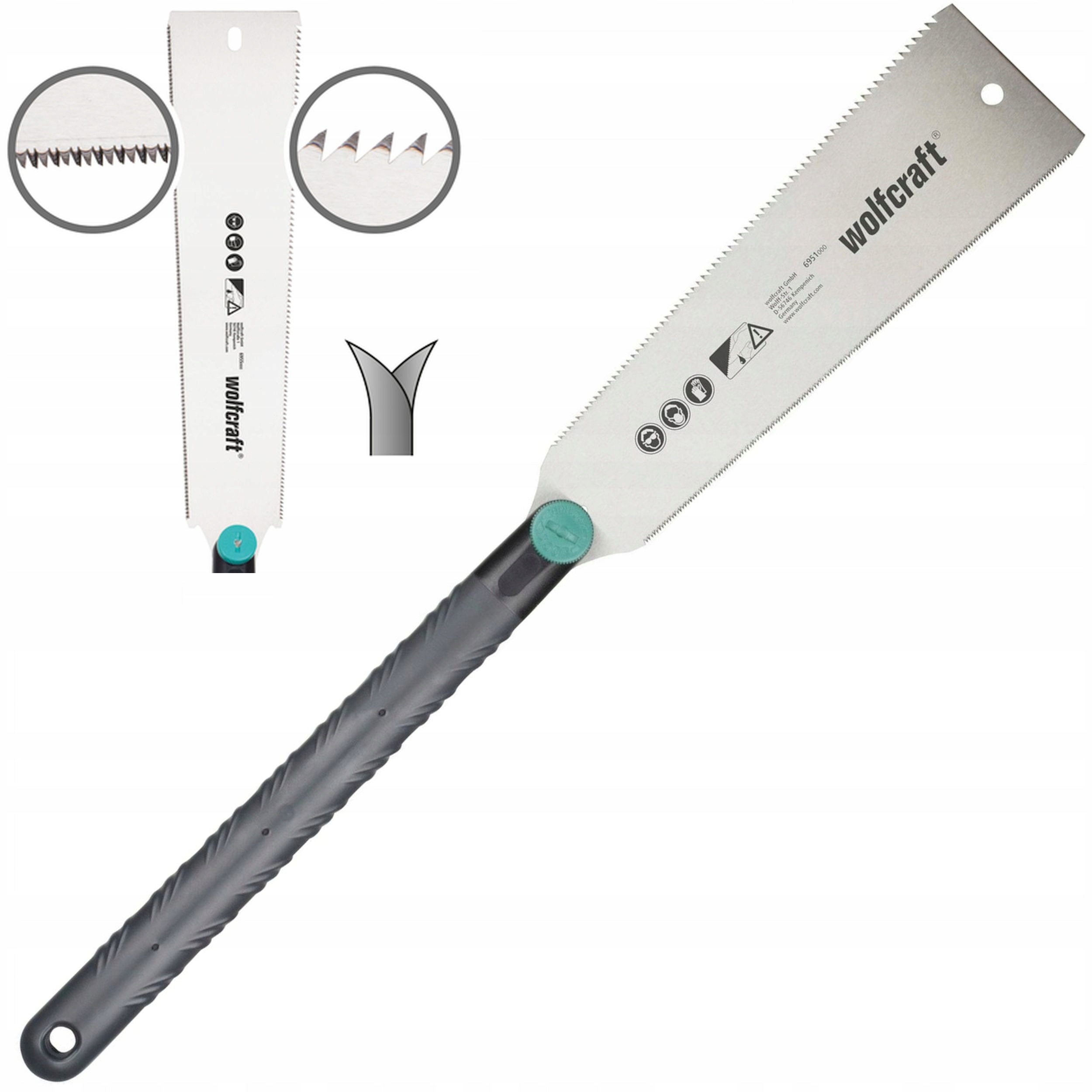 Wolfcraft Piła japońska do drewna listew 240 mm 6951000