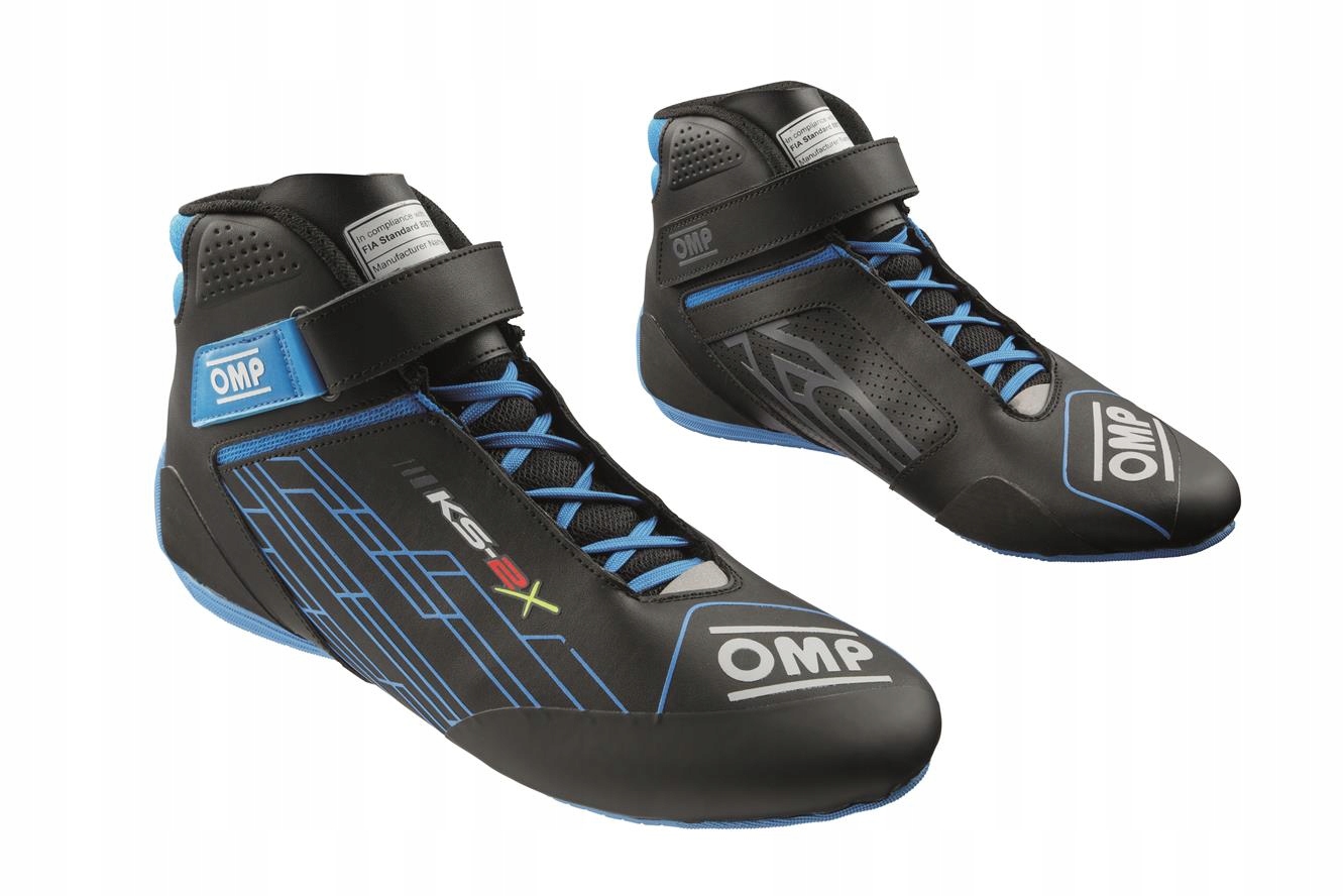 Kartingové topánky Omp KS-2X Fia 8877-2022 čierno-modré veľ 44