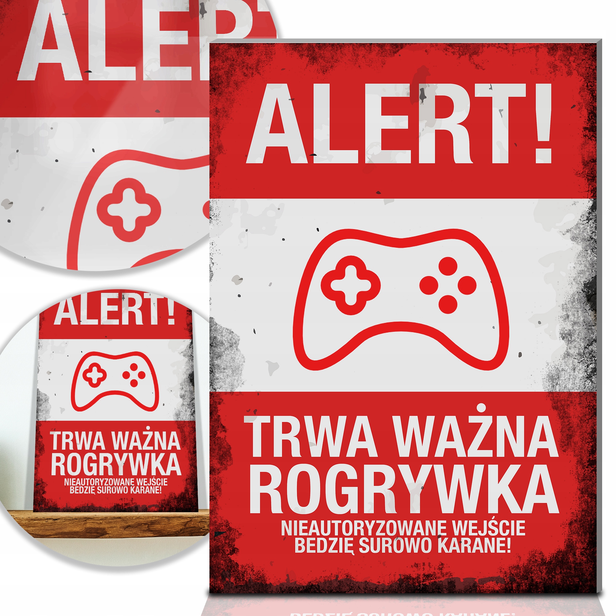 

Tabliczka do Pokoju Gracza Trwa Ważna Rozgrywka