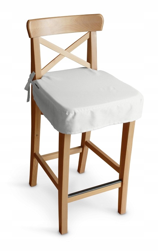 Dekoria Sedák na barovou židli Ingolf Ikea bílý
