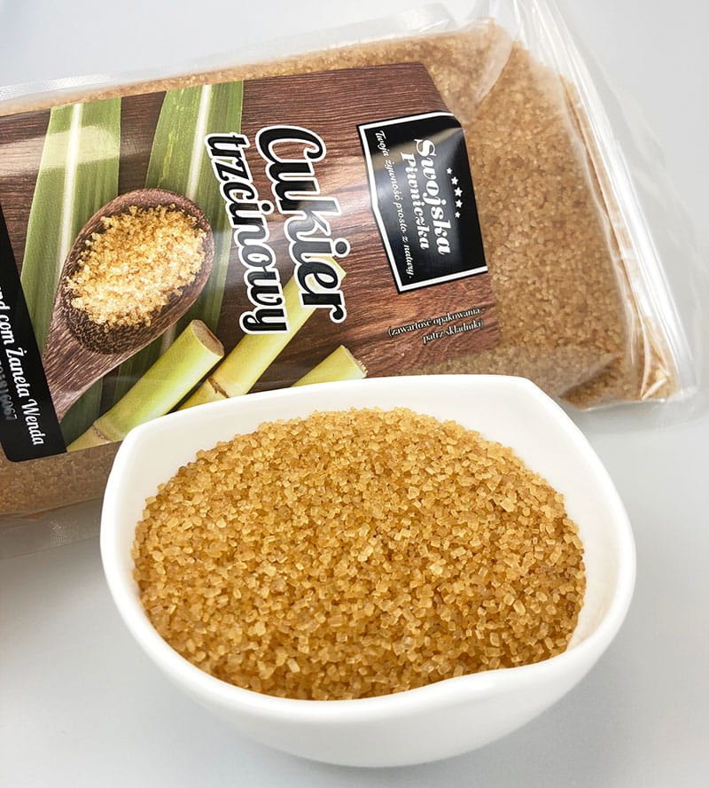 Levně Cukr třtinový, nerafinovaný, 25 kg