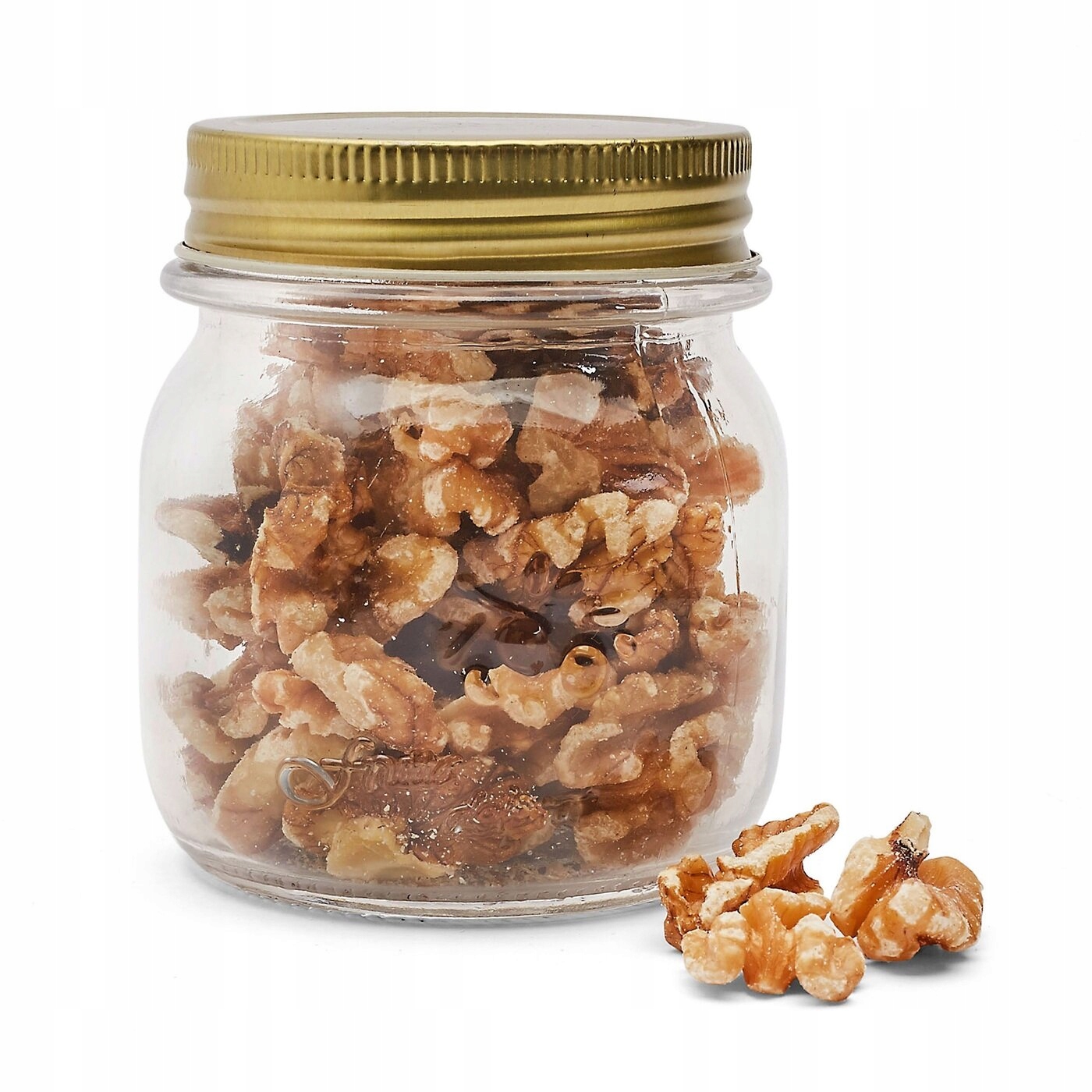 

Szklany Słoik Ozdobny na przetwory miód bakalie