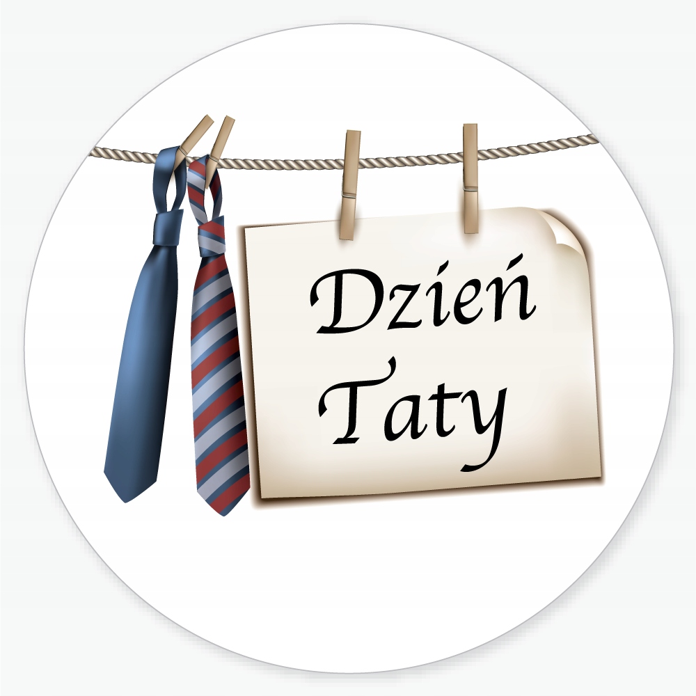 

Naklejki Dla Taty Dzień Ojca Urodziny fi55 48szt