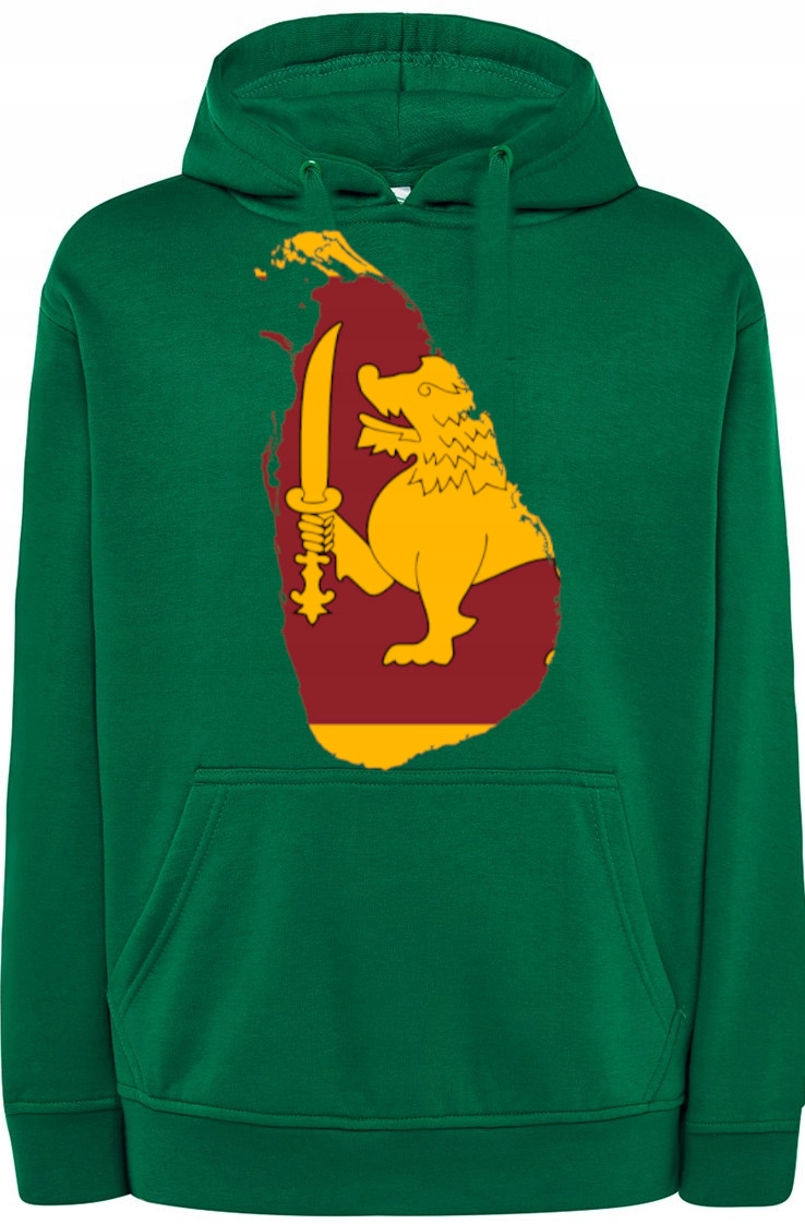 Sri-Lanka Pánská Mikina S Kapucí Módní vel. L