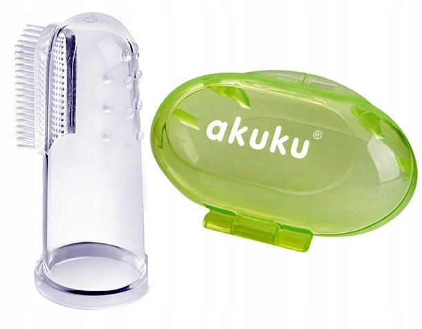 SZCZOTECZKA +ETUI MASOWANIA DZIĄSEŁ ZĘBÓW Palec Z