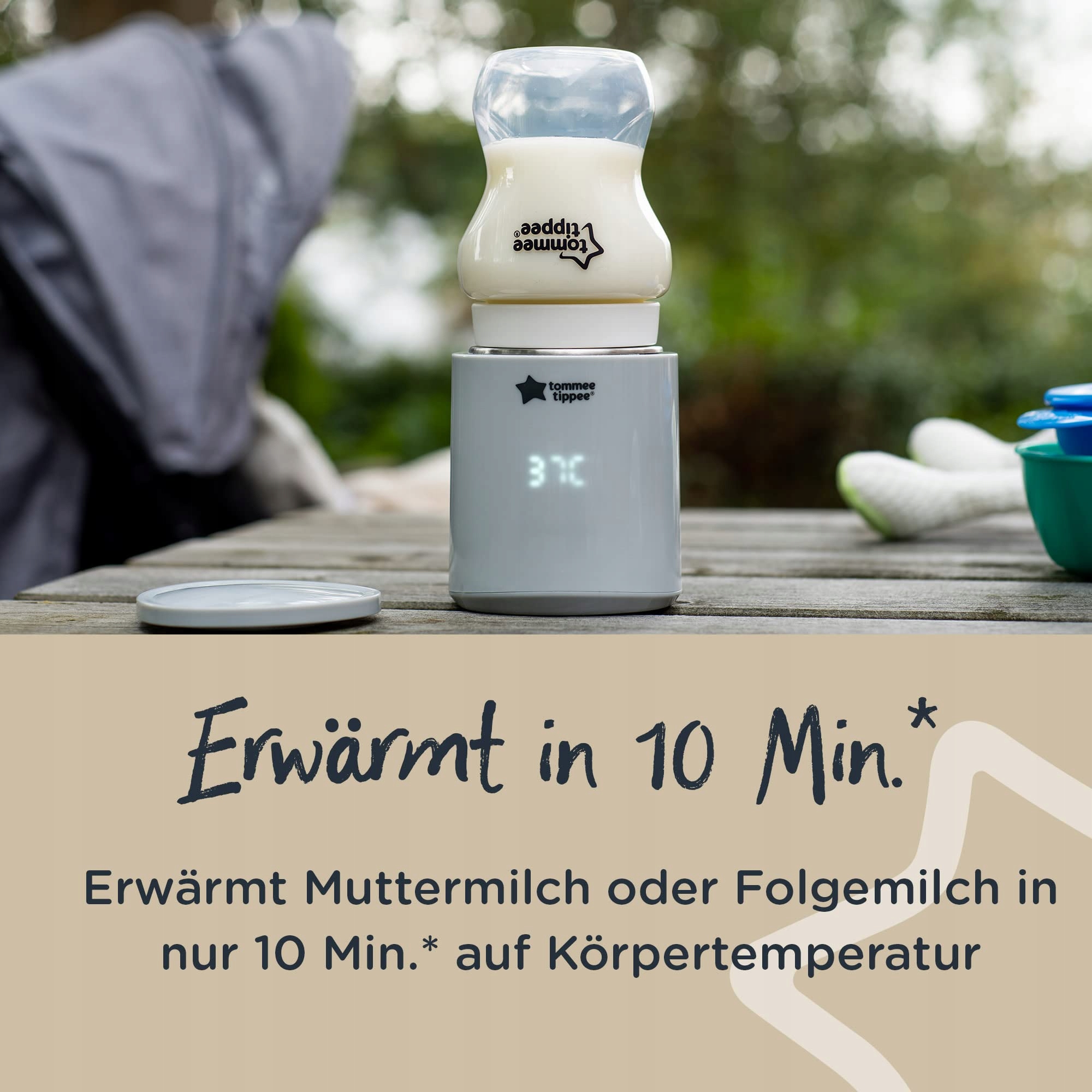 TOMMEE TIPPEE LetsGo Przenośny Podgrzewacz Butelek USB Elektryczny Lekki — miniatura 5