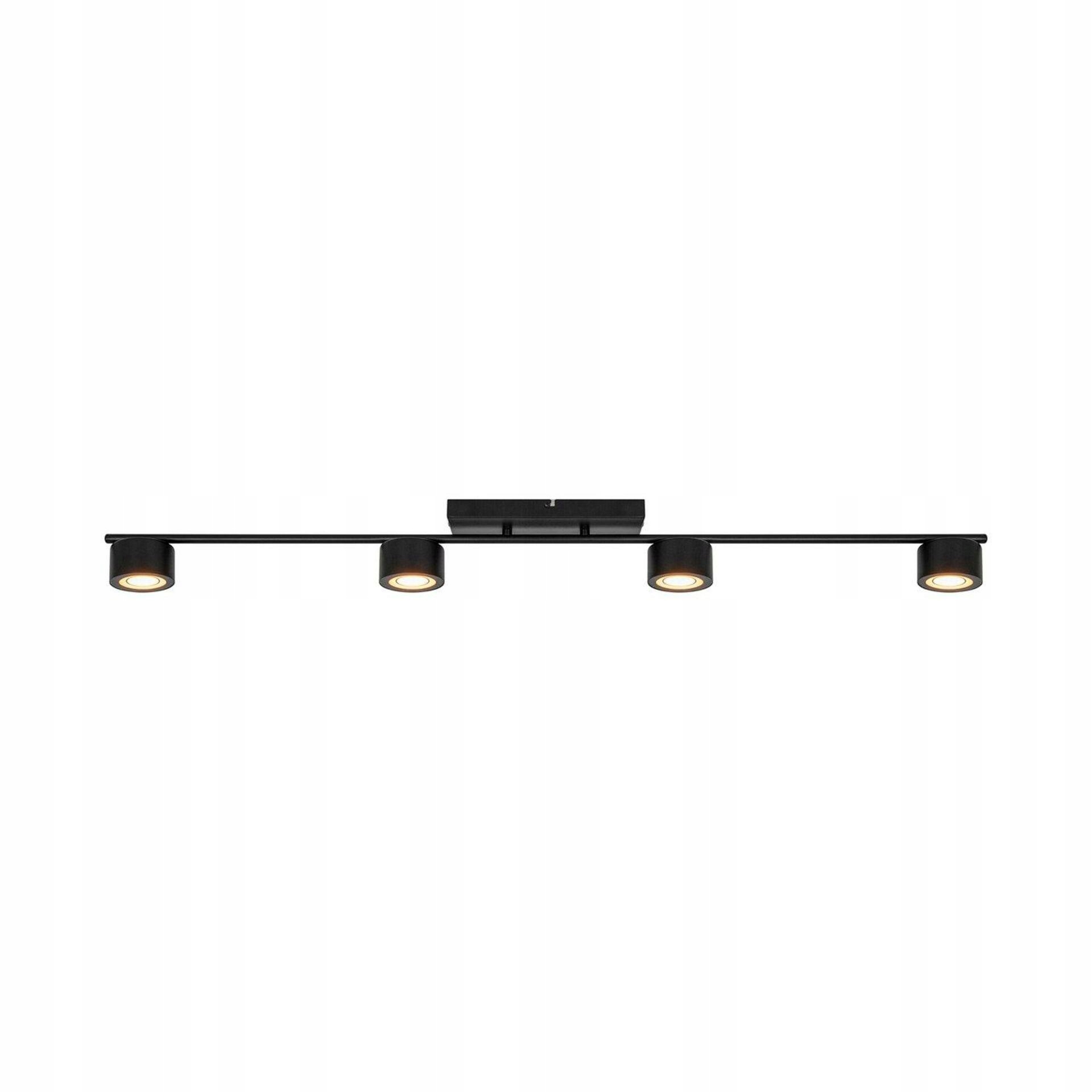 Nordlux Clyde 4 bodové stmievateľné Led svietidlo čierne, Moodmaker