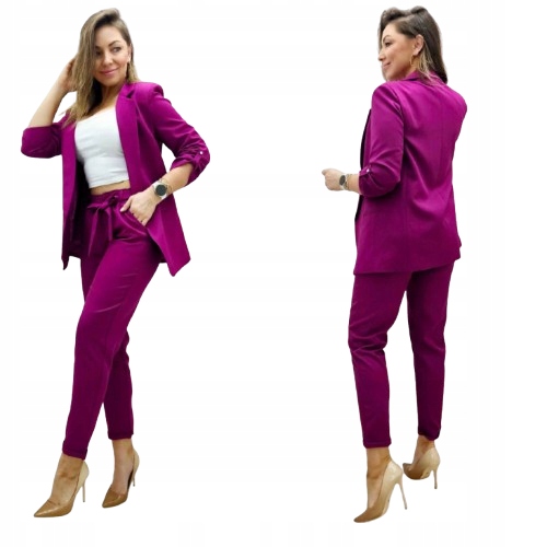 Anet dámské elegantní kalhoty jednoduché dlouhé biskupské barvy velikost 3XL