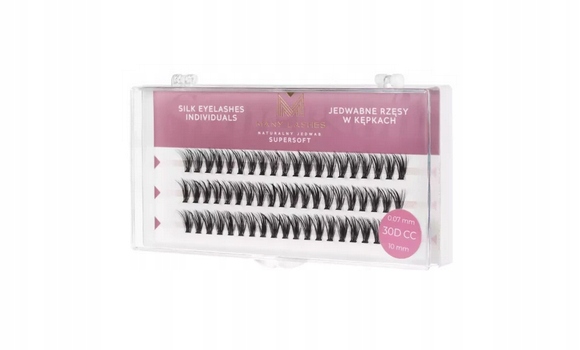 30D SUPERSOFT | Rzęsy kępki CC 9mm Marka ManyBeauty