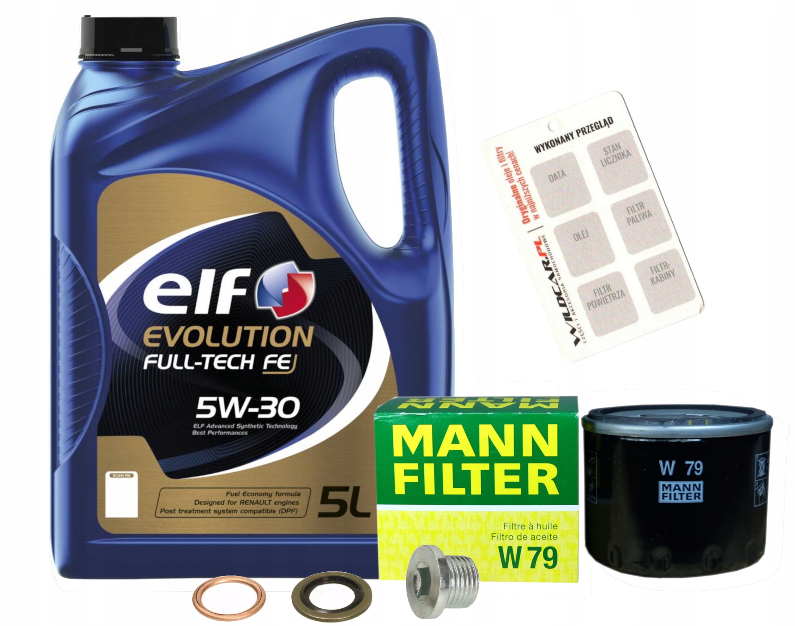 Olej filter Dacia Sandero Logan 1 I 2008- 1.5 dCi