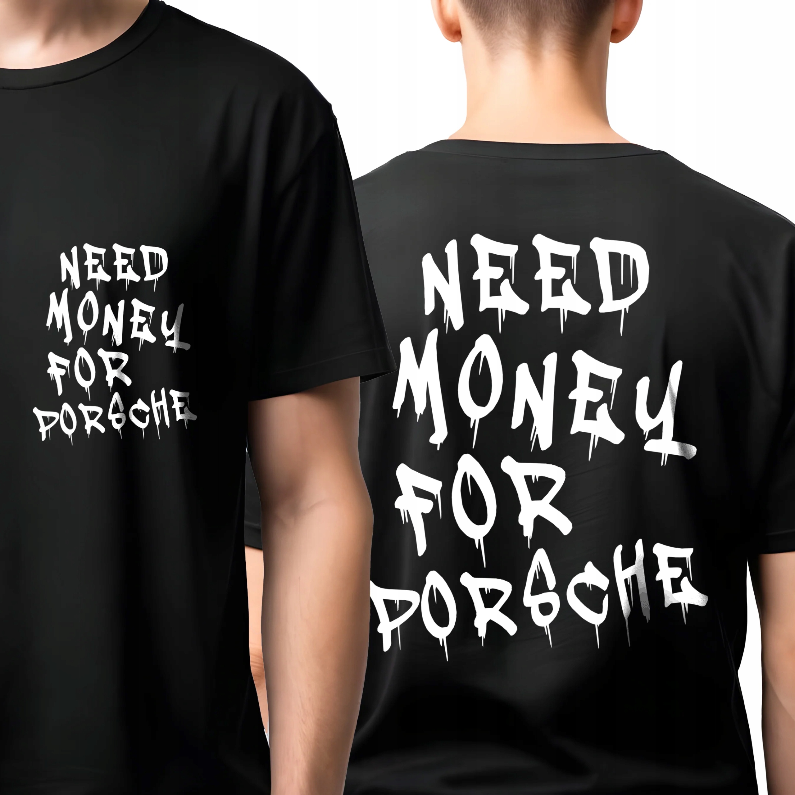 Pánske tričko pre mládež T-Shirt Need Money for Porsche PREMIUM