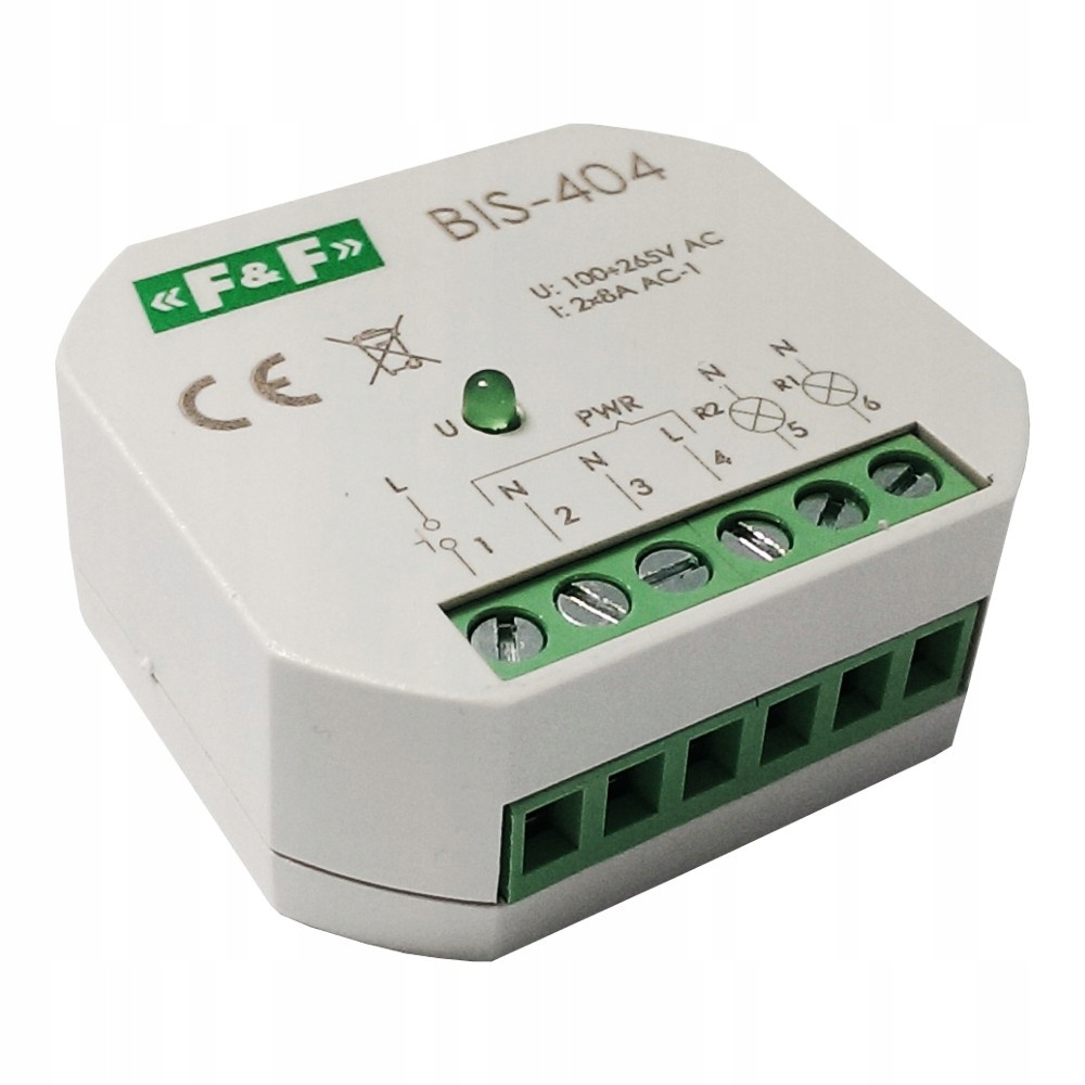 Sekvenčný Bistabilný Impulzný Svietnikový Relé 265V 8A