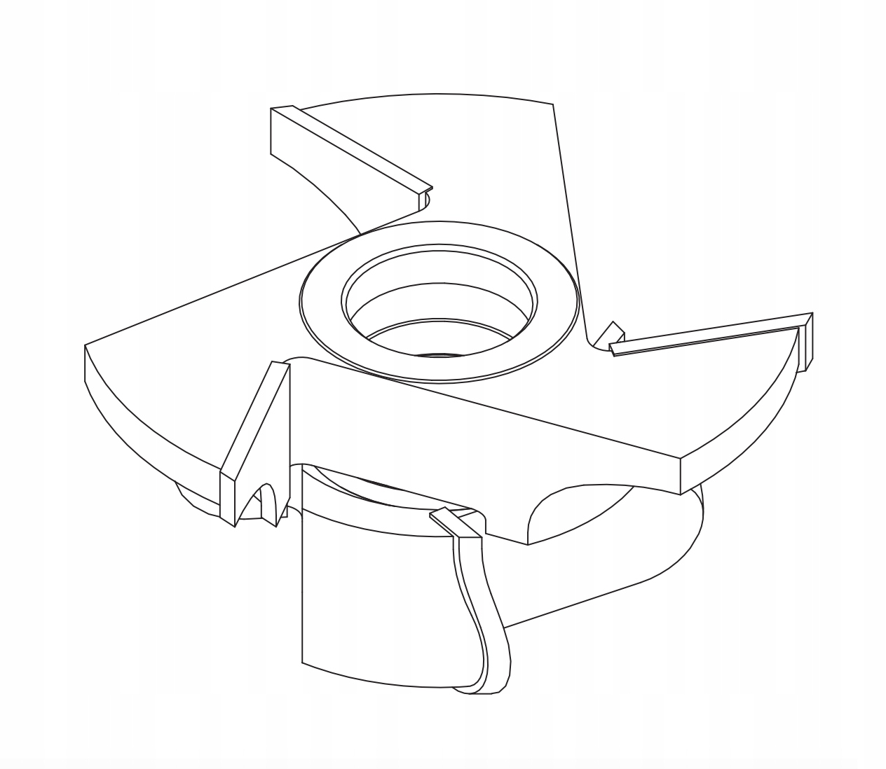 Faba Sada fréz pro zábradlí Hss 160x30xH69 mm