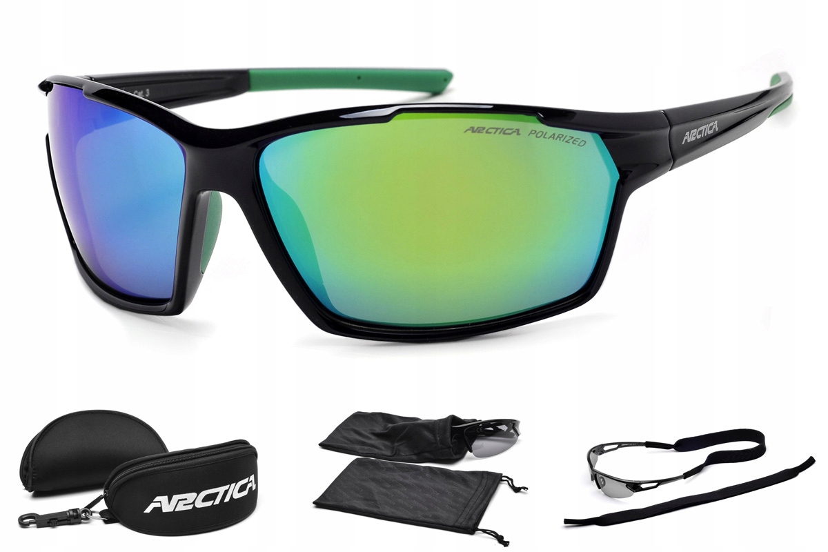 Cyklistické Brýle Arctica S-337A Polarizační Sportovní Zrcadlové UV400 Pouzdro