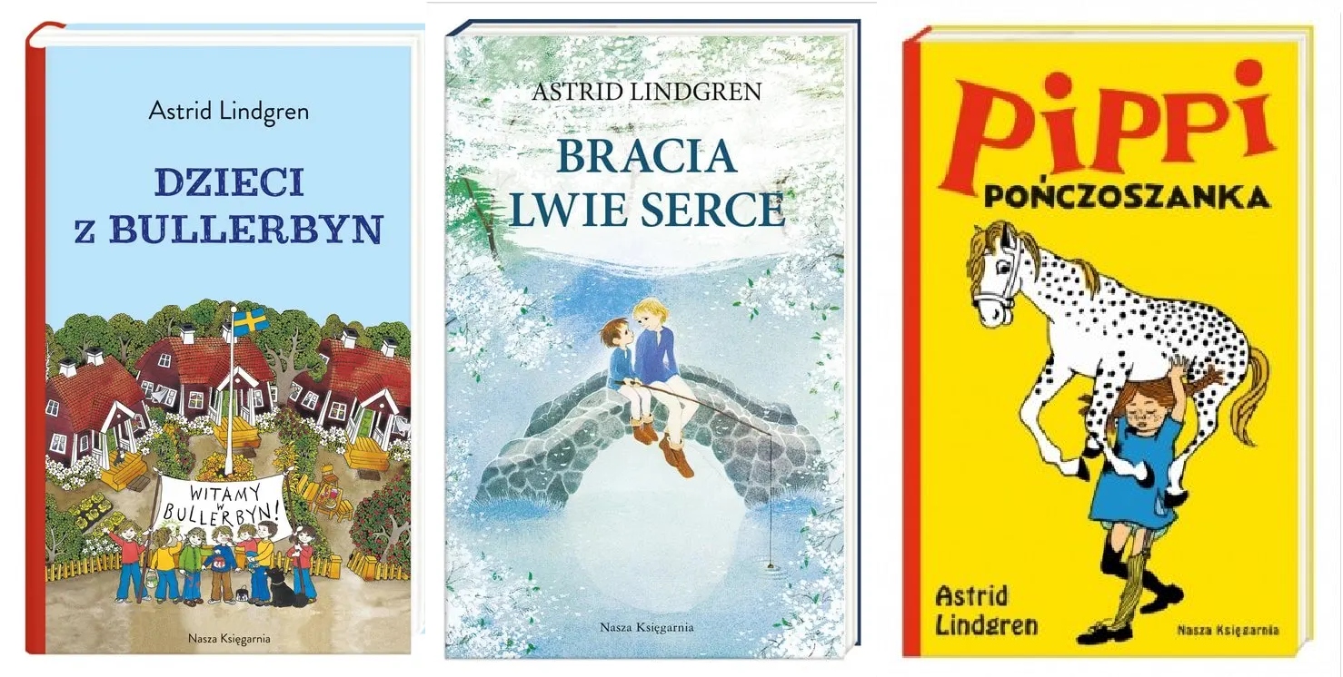 Astrid Lindgren Pipi Pończoszanka Dzieci z Bullerbyn Bracia Lwie Serce-Zdjęcie-0