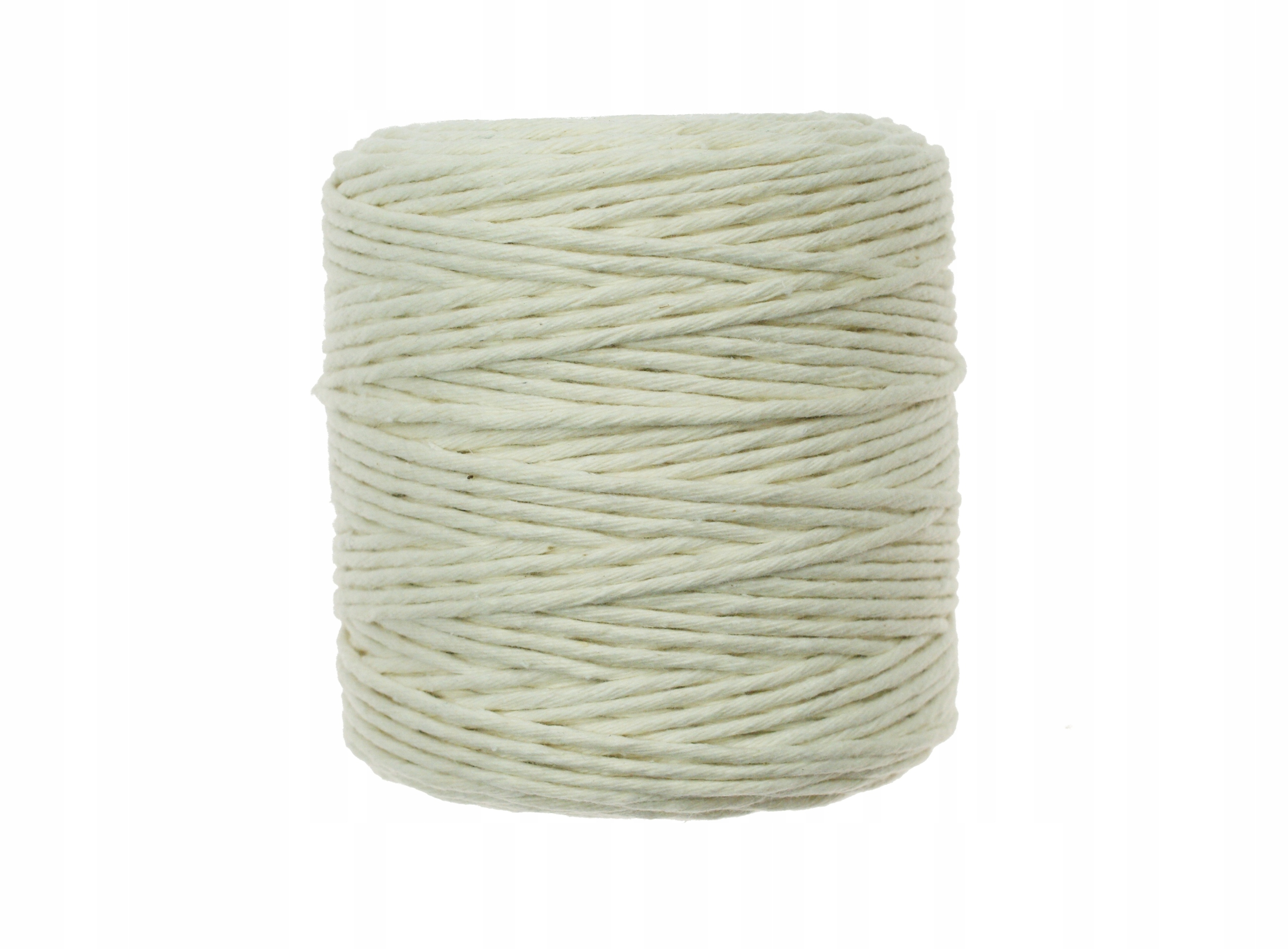 Sznurek Bawełniany Do Makramy Naturalny 3mm x 200m