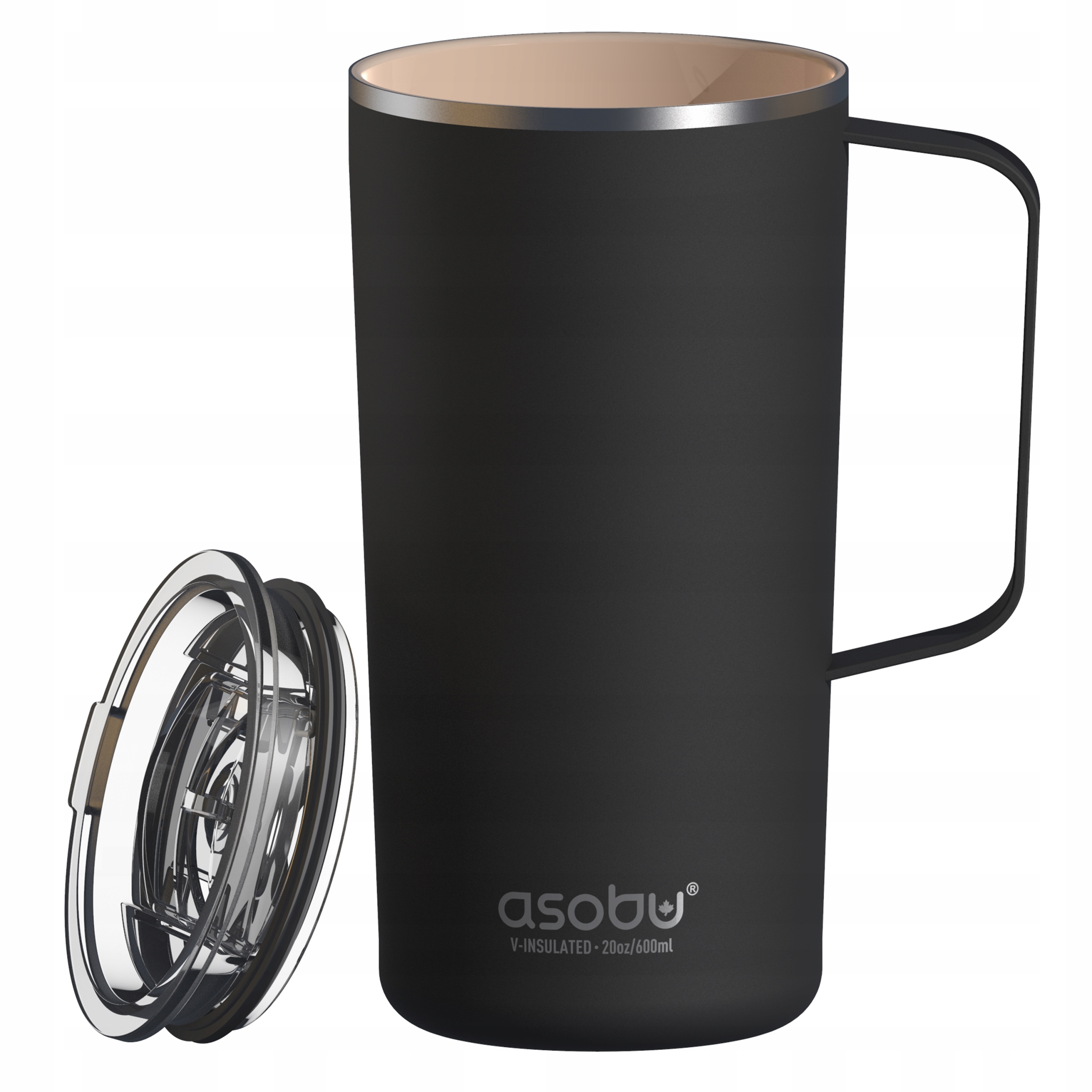 Asobu Tower termohrnek 590 ml Keramická povrchová úprava