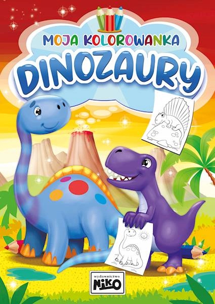 

Moja kolorowanka z naklejkami Dinozaury Niko