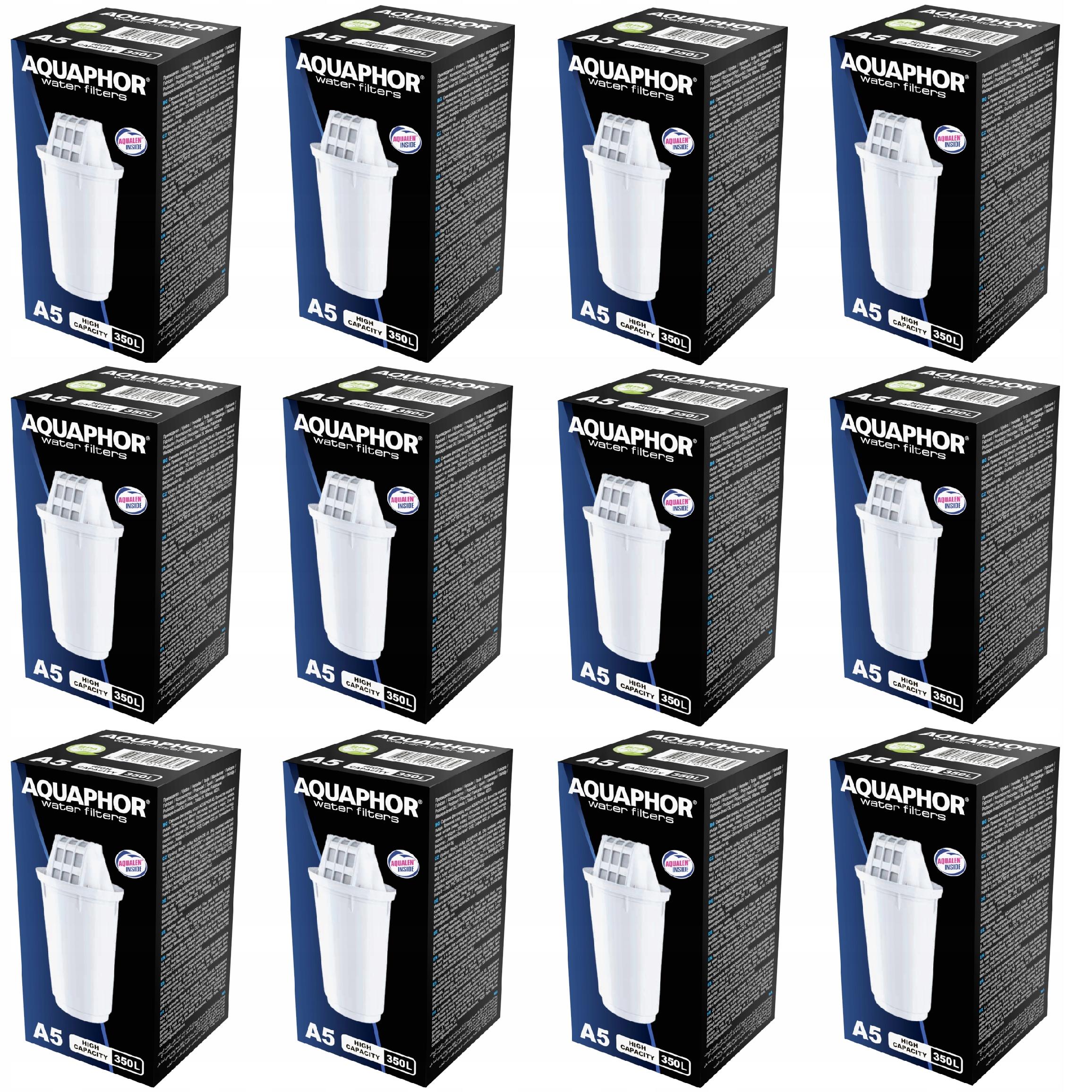 Filtrační patrony Aquaphor A5 12 ks vysoce výkonné 350 l