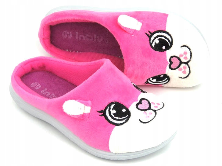 

Kapcie Dziecięce Inblu B9-34 Różowe Buciki Domowe