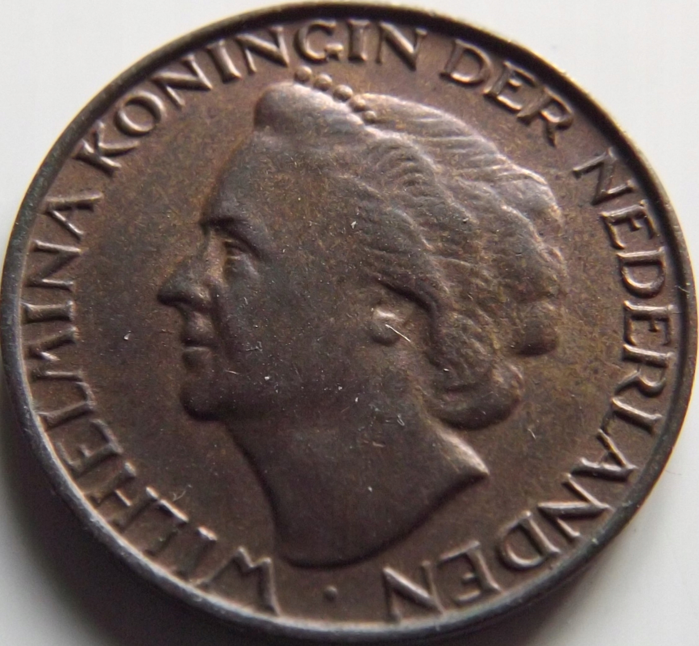 Holandia 1 Cent 1948 st. 2