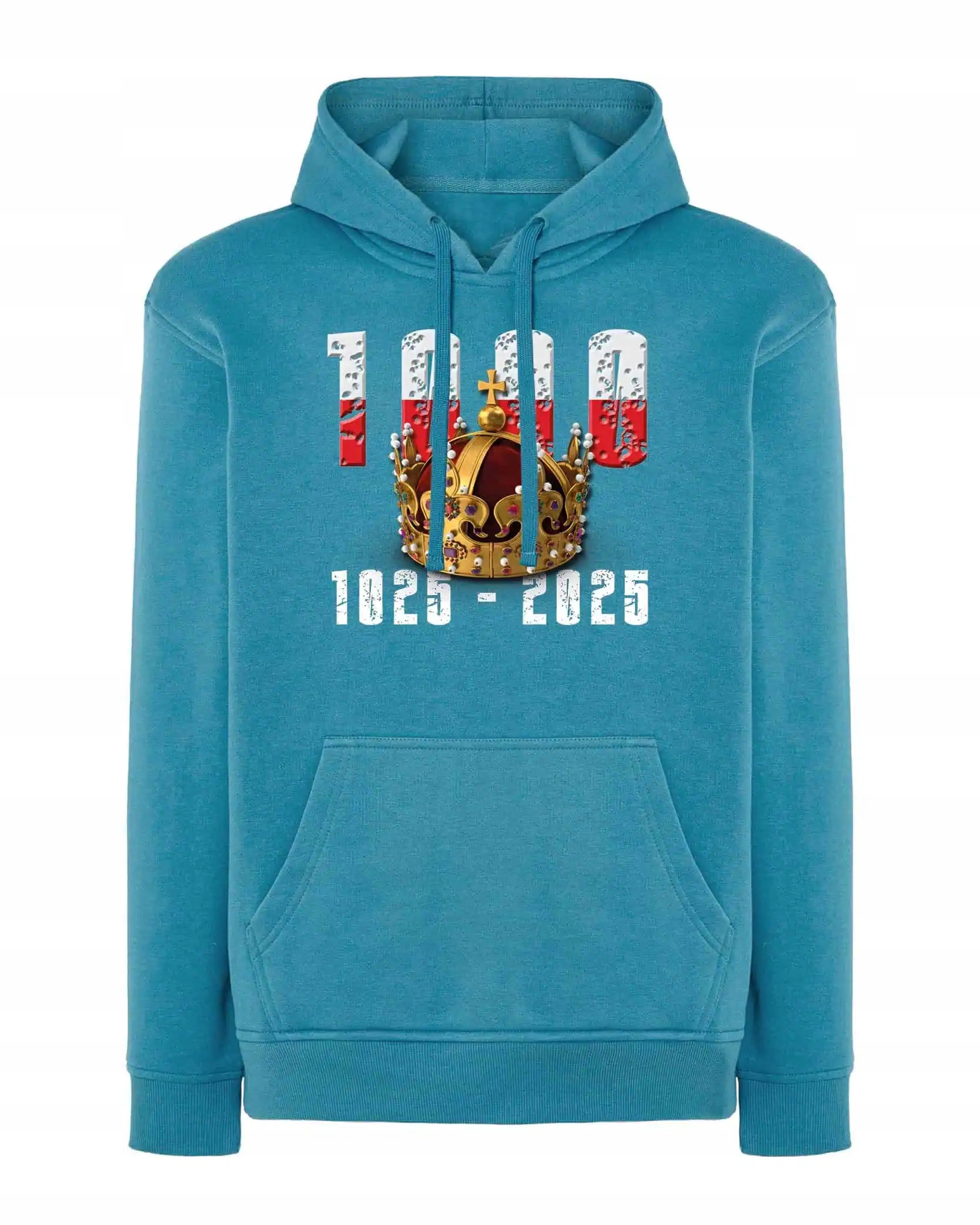 Mikina pro Patriota k 1000. výročí korunovace Boleslava Chrobreho Modrá XL