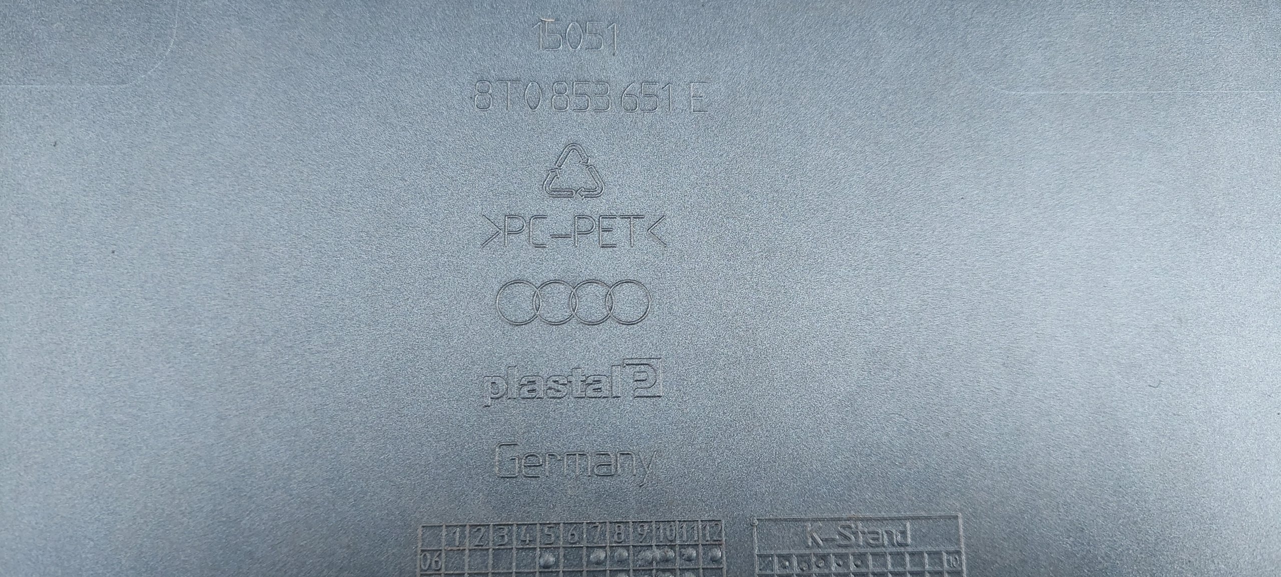 GRIGLIA AUDI A5 8T ORIGINALE 8T0853651E