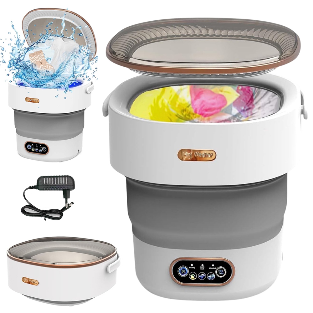 Pralka Mini Turystyczna Składana Do Bielizny Ręczników Sków Zabawek