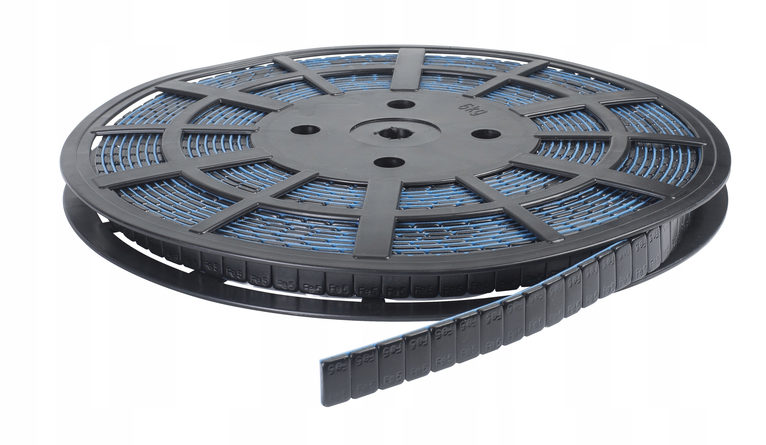 Ciezarek klejony ALU SLIM 1200x5g rolka czarny