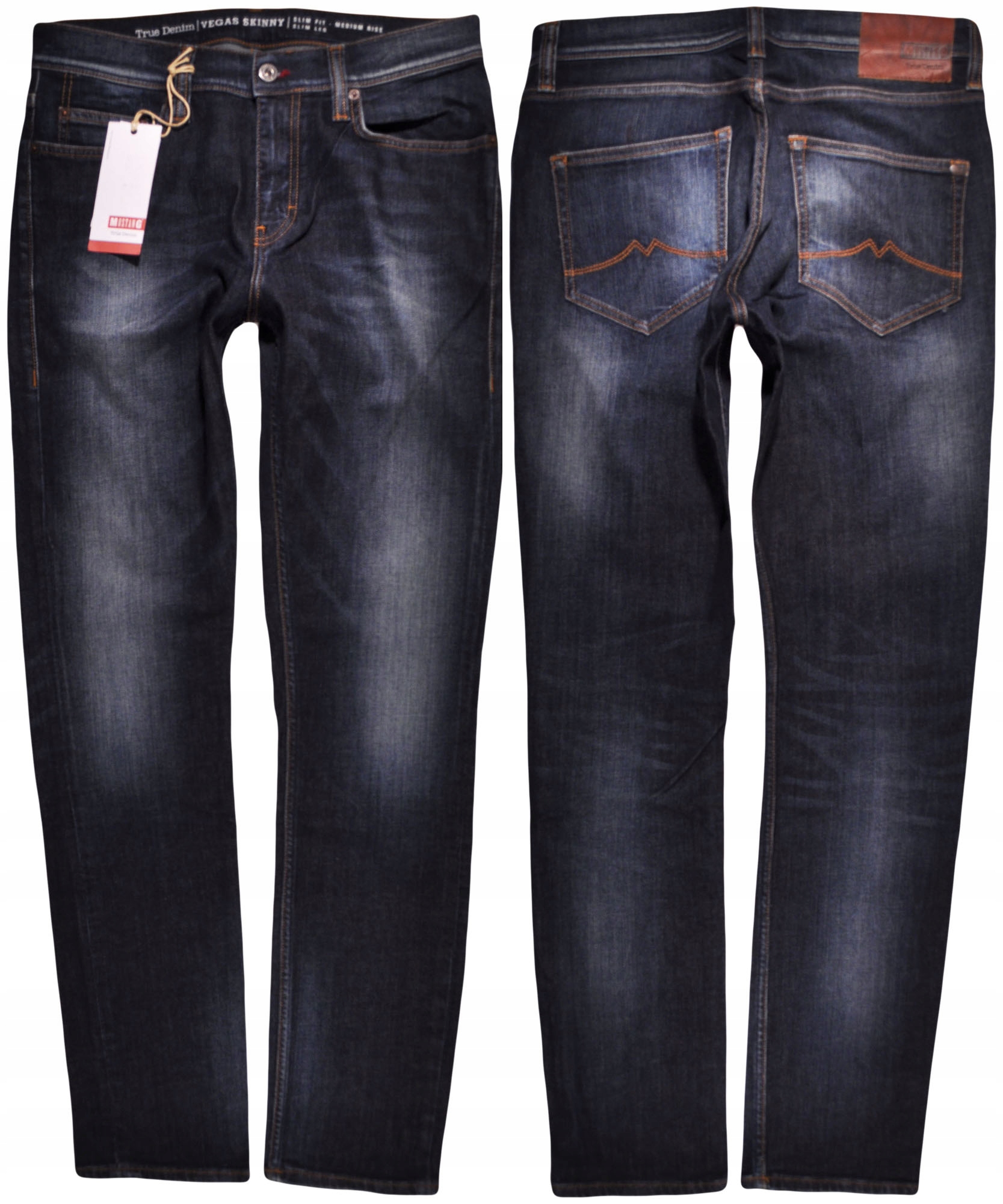 Mustang pánské džíny Regular navy Vegas Skinny W30 L32