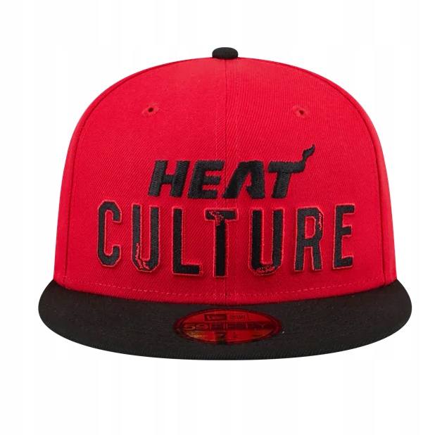 Kšiltovka Miami Heat Culture Licence Nba 56,8 cm Výšivka 3D Logo