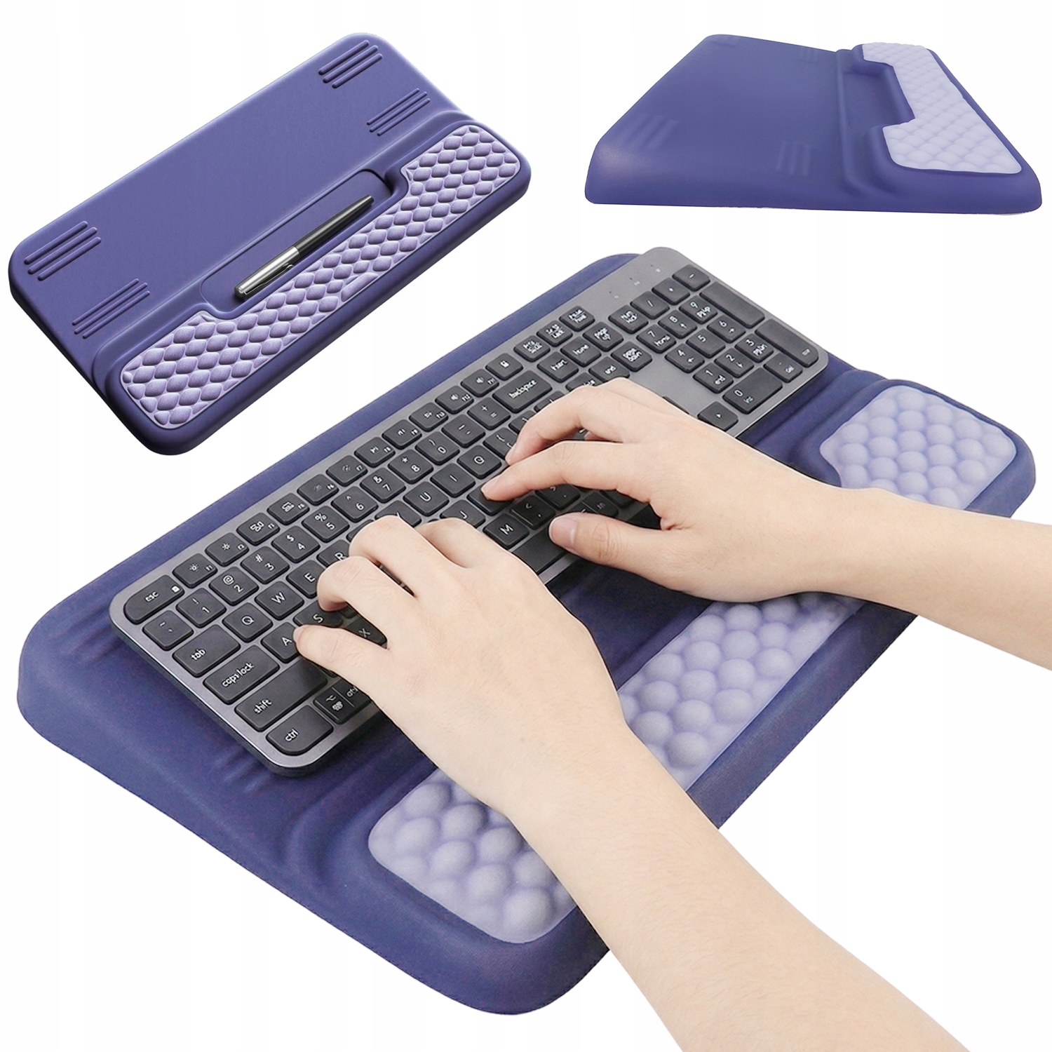 Podkładka pod Mysz Nadgarstek Ergonomiczna Podpórka do Klawiatury 2w1