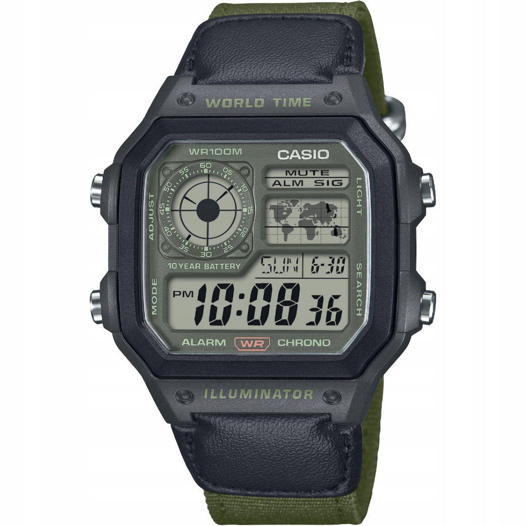 Pánské Hodinky Casio AE-1200WHUB-3AVEF šedý pásek