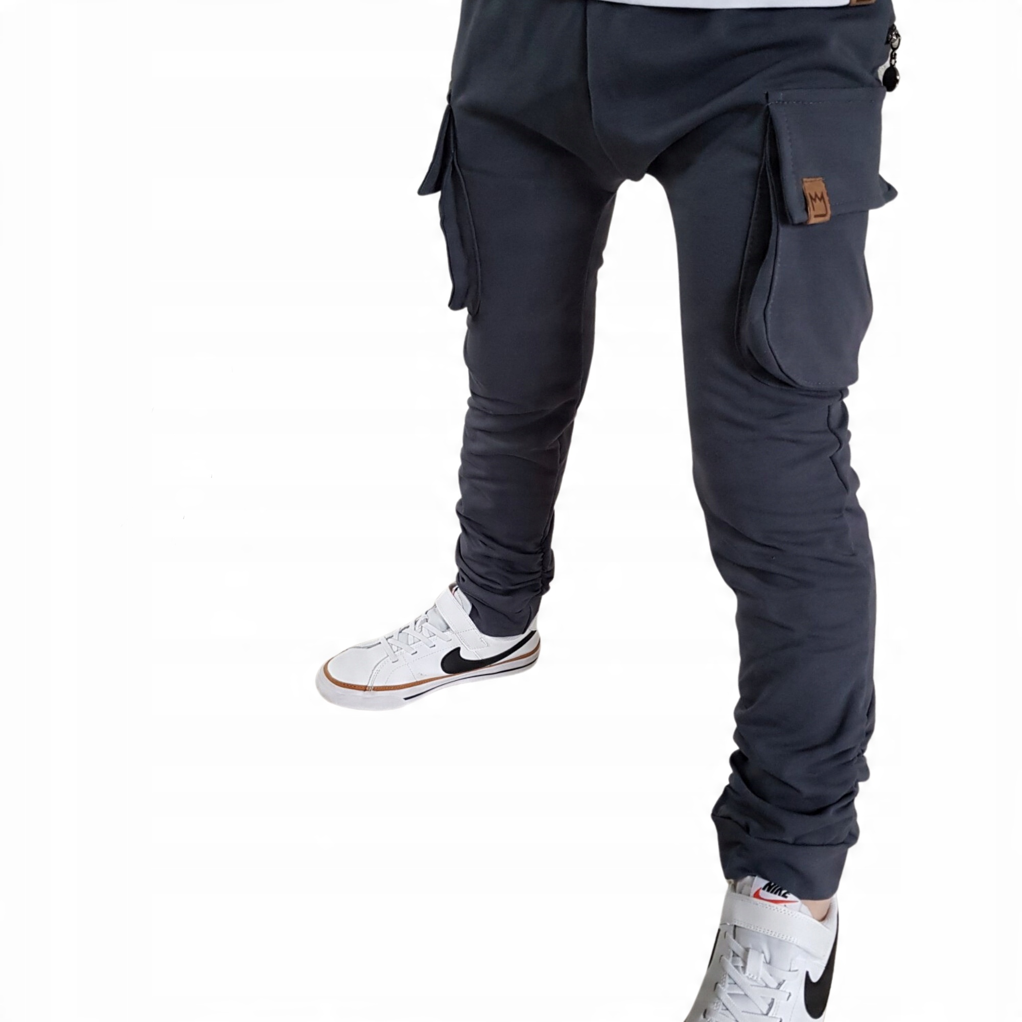 

Bojówki baggy grafit Mimi 128/134